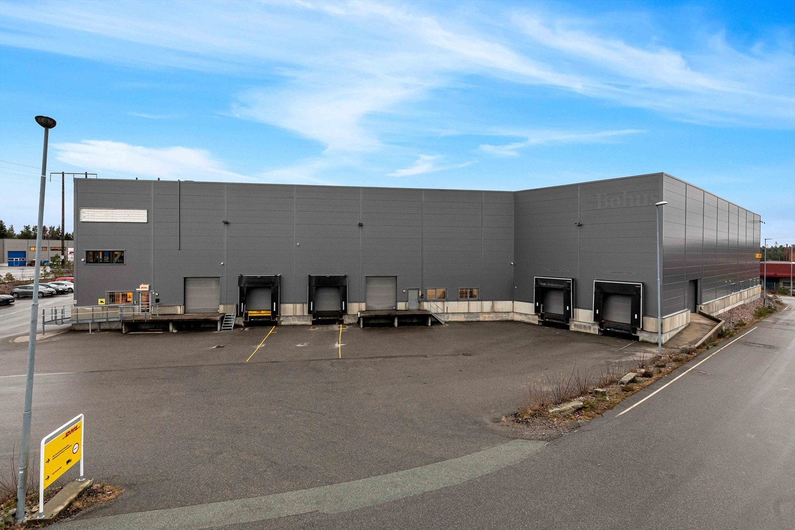 Oversiktsbildet av baksiden av bygget Galleribilde