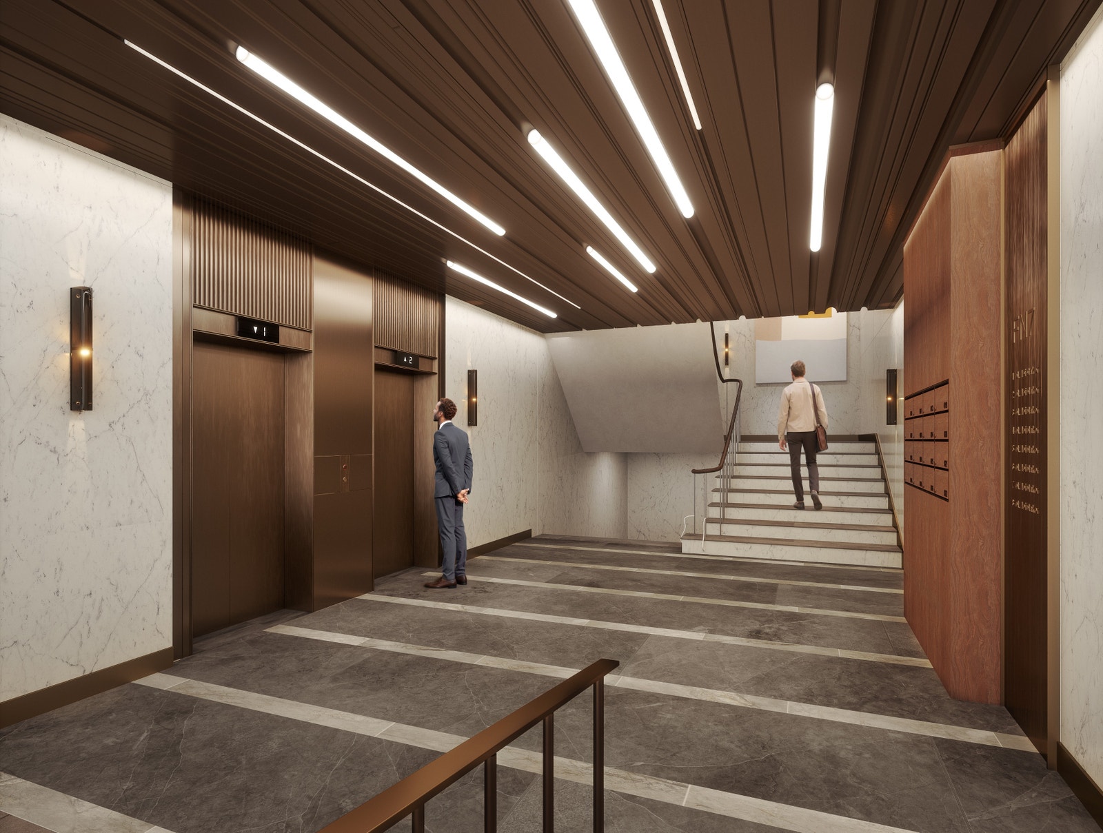 Visualisering av nytt inngangsparti - Utleier har engasjert Vinter arkitekter som jobber med å oppgradere byggets inngangsparti Galleribilde