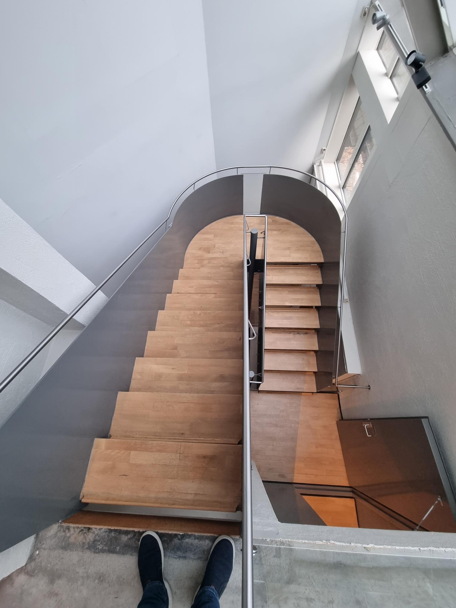 Trapperom sett fra 3.etg. Galleribilde