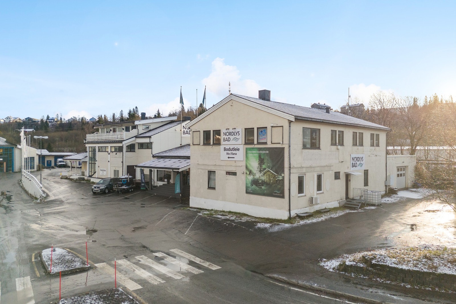 Fasade - muligheter for god eksponering.
Foto: EFKT Galleribilde