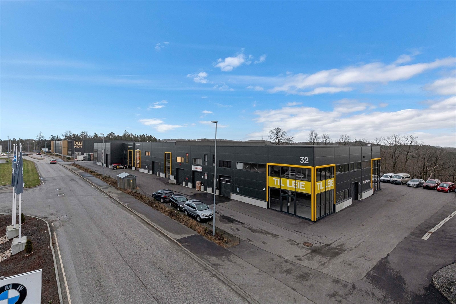 Eksponering direkte mot vei Galleribilde