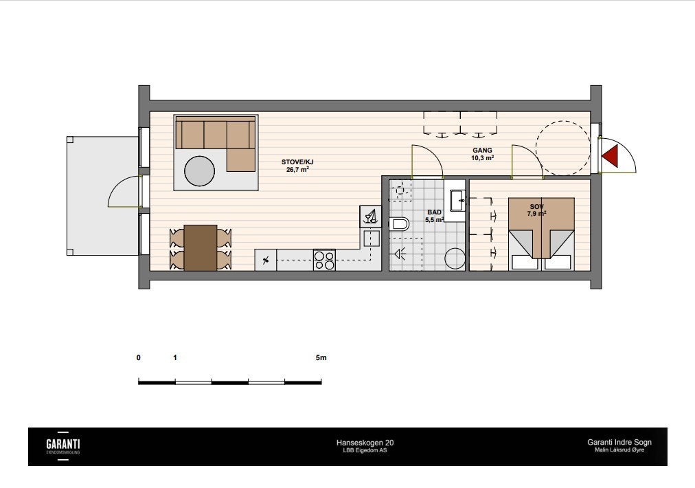 Planteikning - 2-roms - .jpg Galleribilde