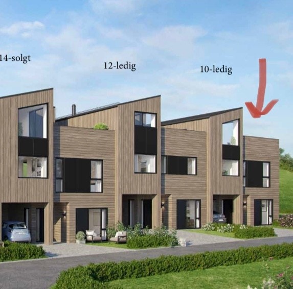Prospekt av rekkehuset Galleribilde