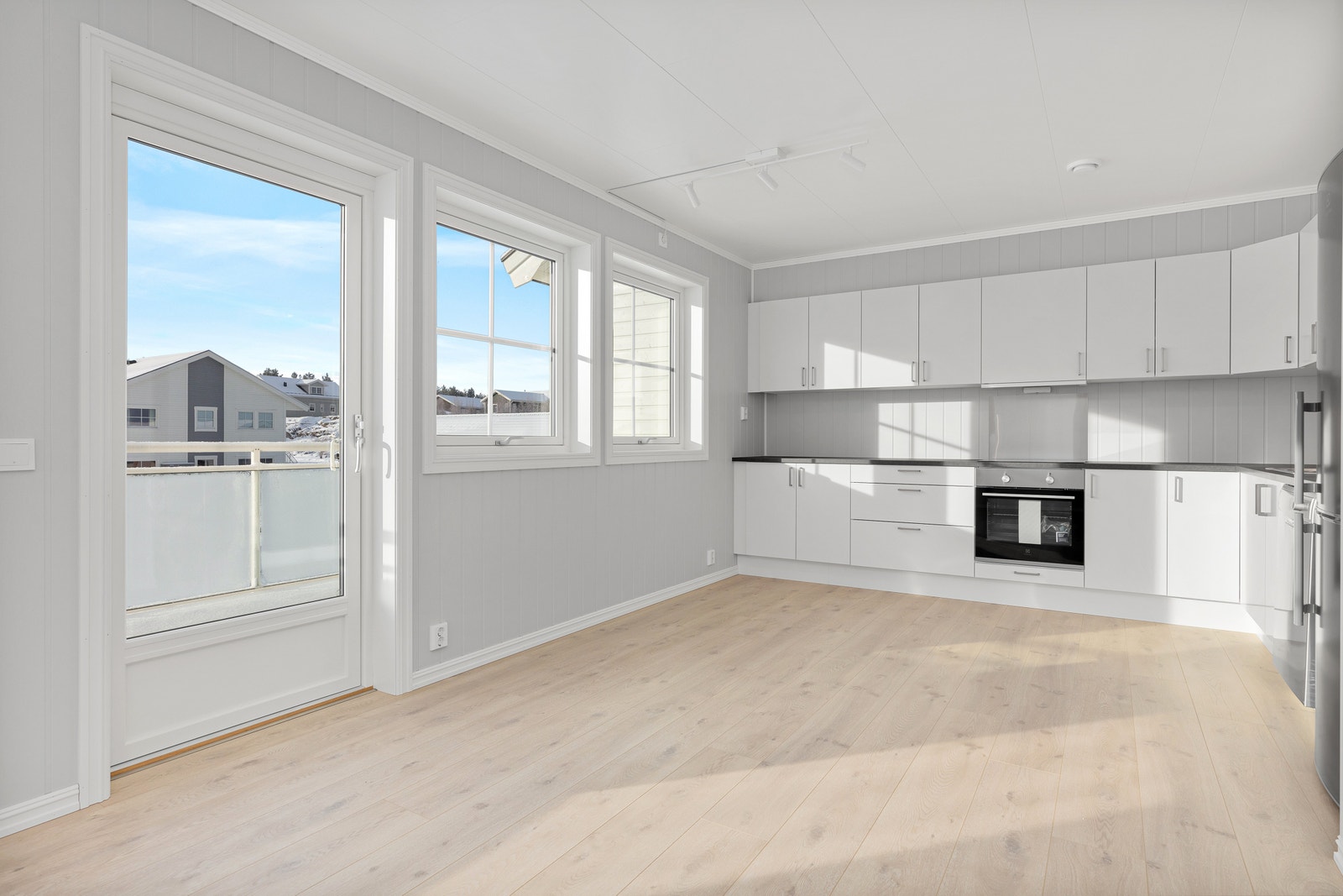 Kjøkken leilighet 3D. Galleribilde