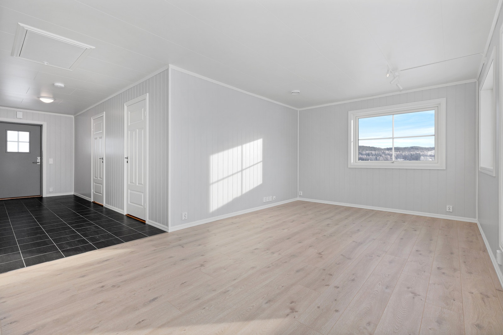 Stue leilighet 3D. Galleribilde