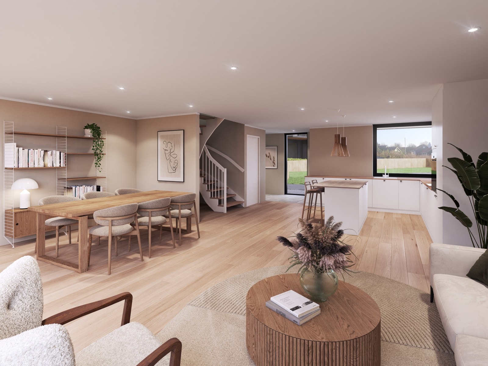 Steinsnesvegen Interiør 5 i rekke Galleribilde