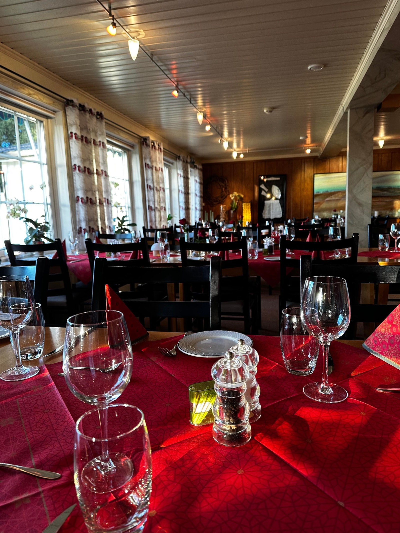 Desember sesong og lunsjgjester Galleribilde