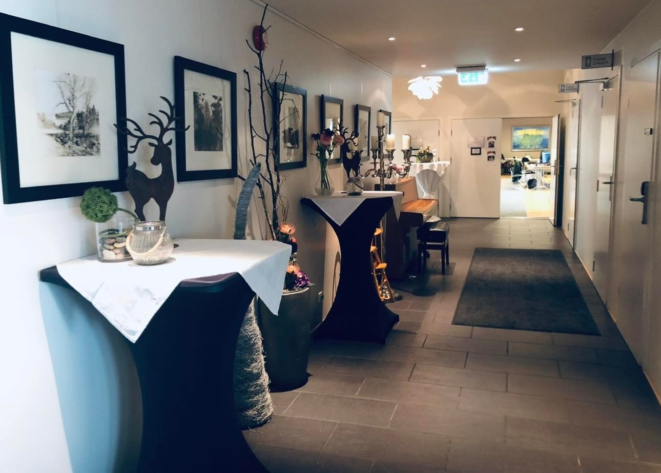 Korridoren ved kurssalen Galleribilde