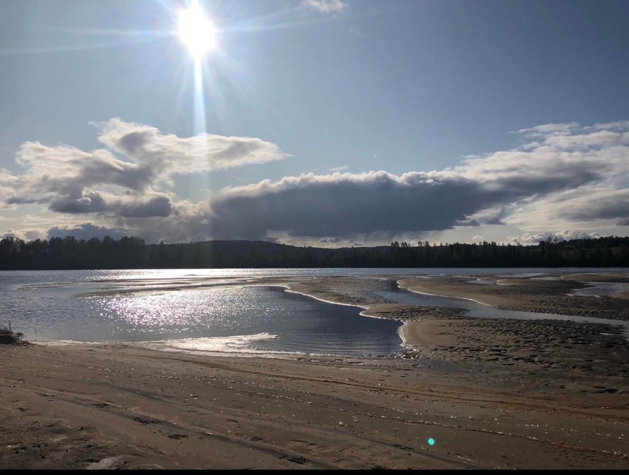 Stranda nede ved Glomma Galleribilde