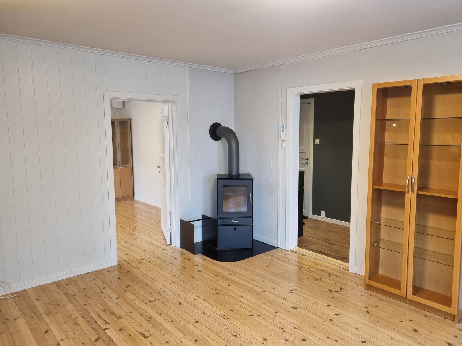 Rentbrennende Peis Galleribilde