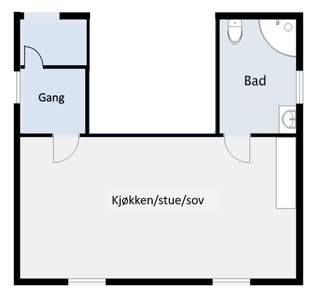 Plantegning Galleribilde