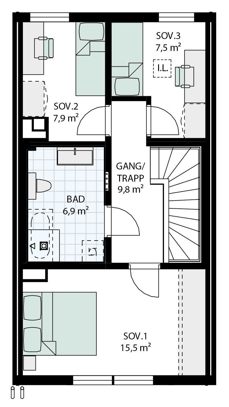 Plan 2 - bolig nr. 22 Galleribilde