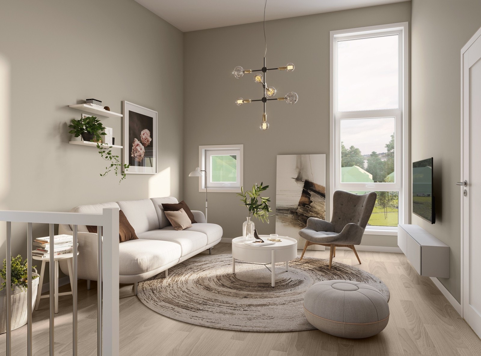 Illustrasjon - loftstue Galleribilde