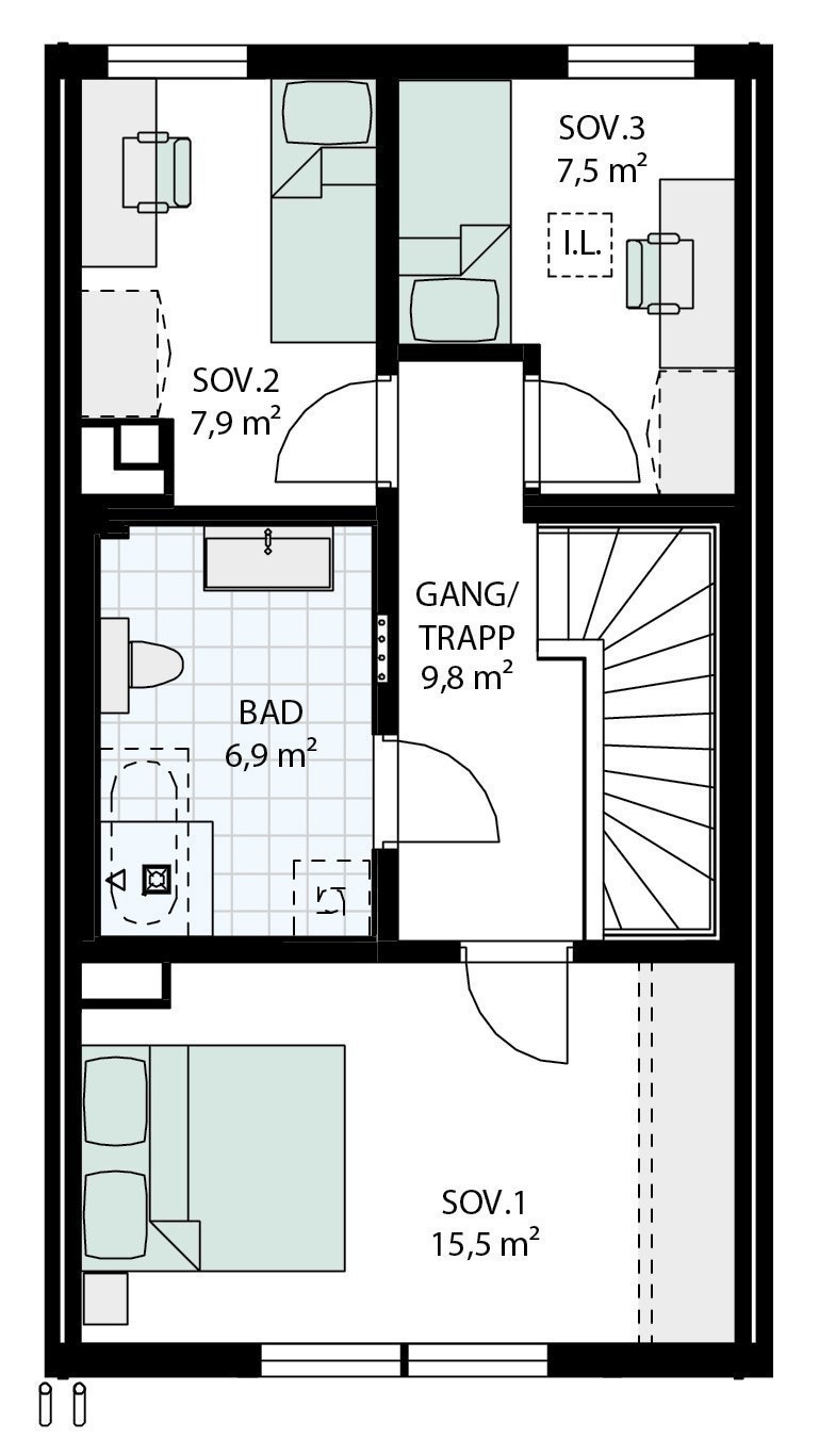 Plan 2 - bolig nr. 21 Galleribilde