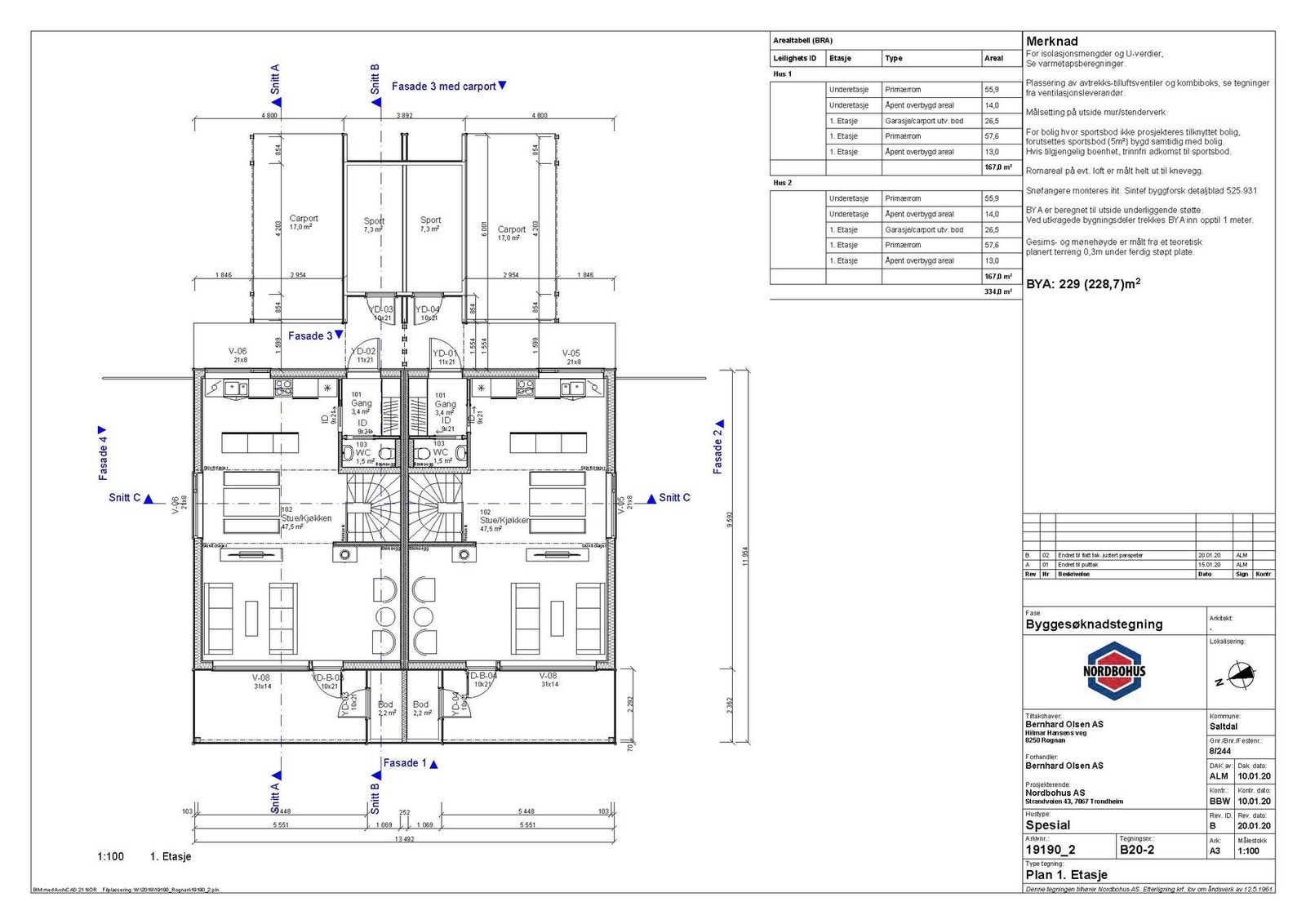 Plan 1. etasje Galleribilde