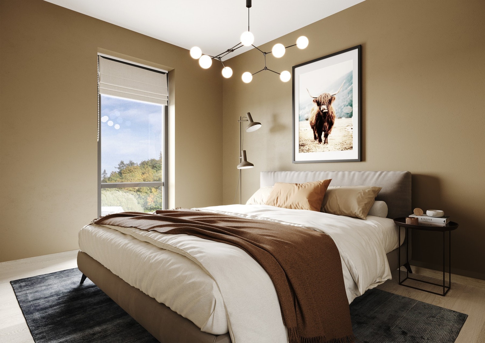 Leiligheten vil komme med 2 soverom av god størrelse. Illustrasjon, avvik vil forekomme. Galleribilde