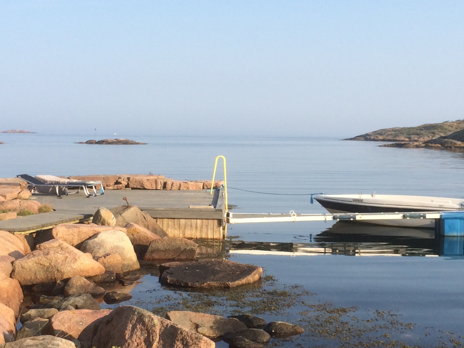 Privat brygge. Galleribilde