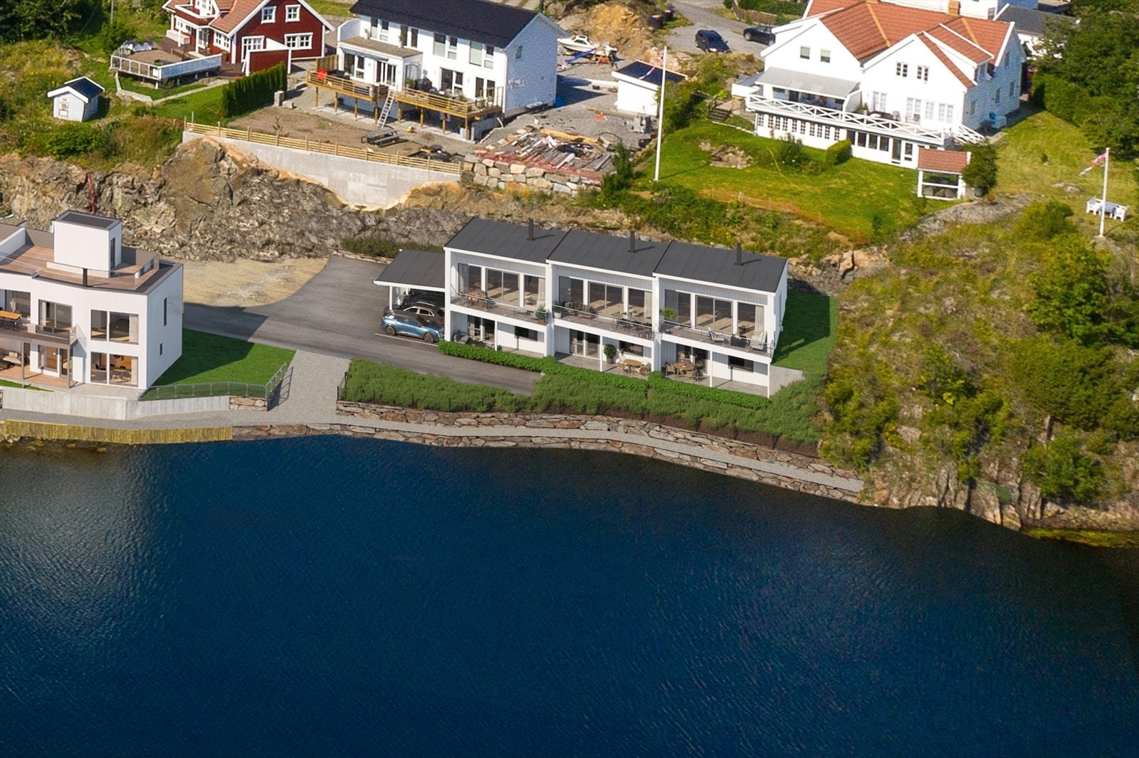 007_Endetomt mot sjø med strandpromenade i forkant. .jpg Galleribilde