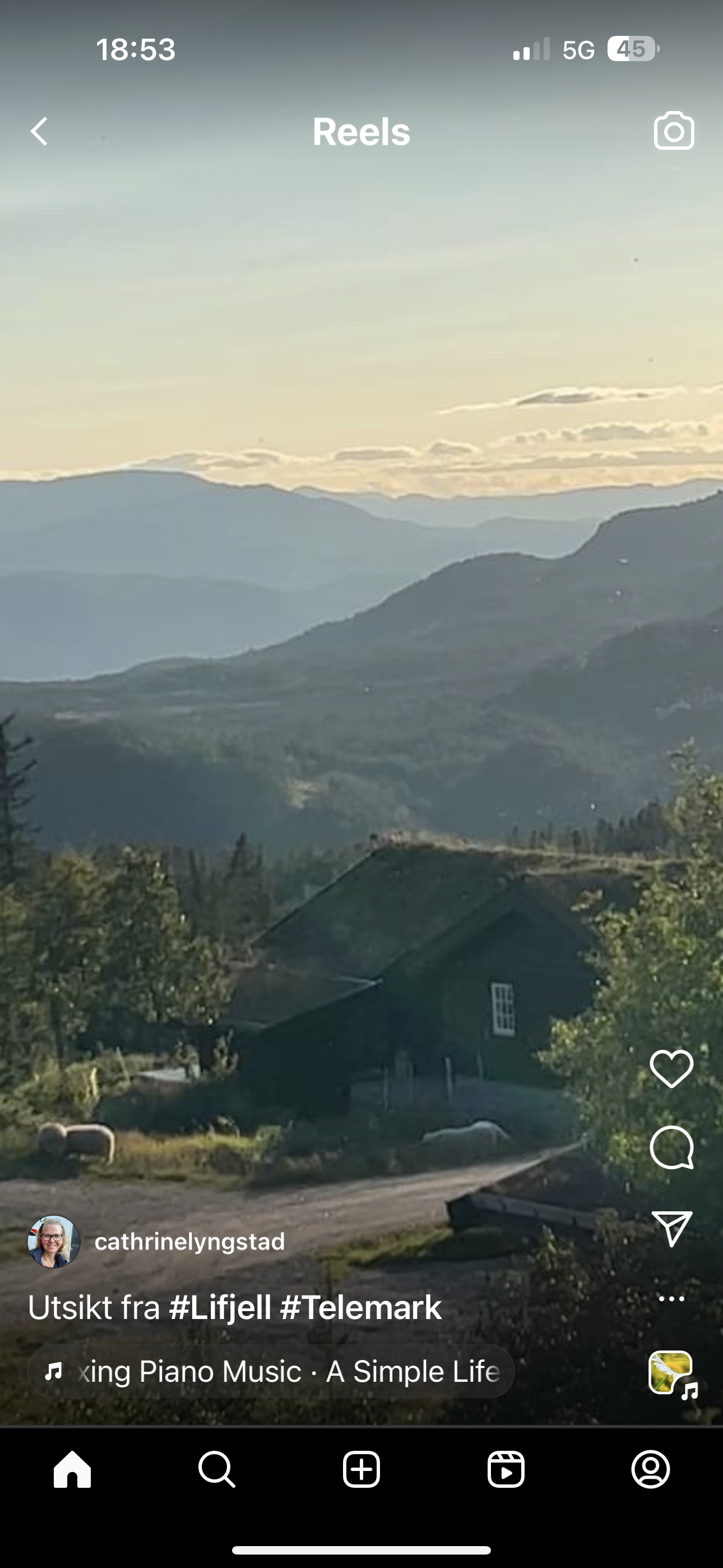 Meget flott utsikt fra tomta. Galleribilde