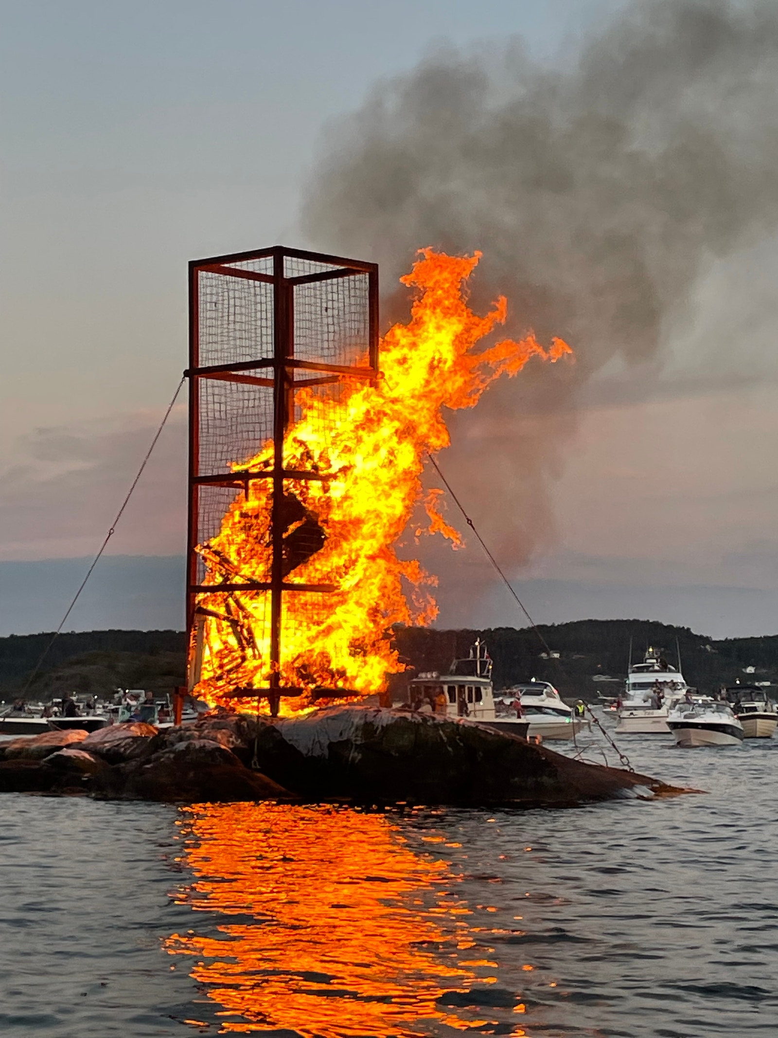 St.Hans aften i fagre Kragerø Galleribilde