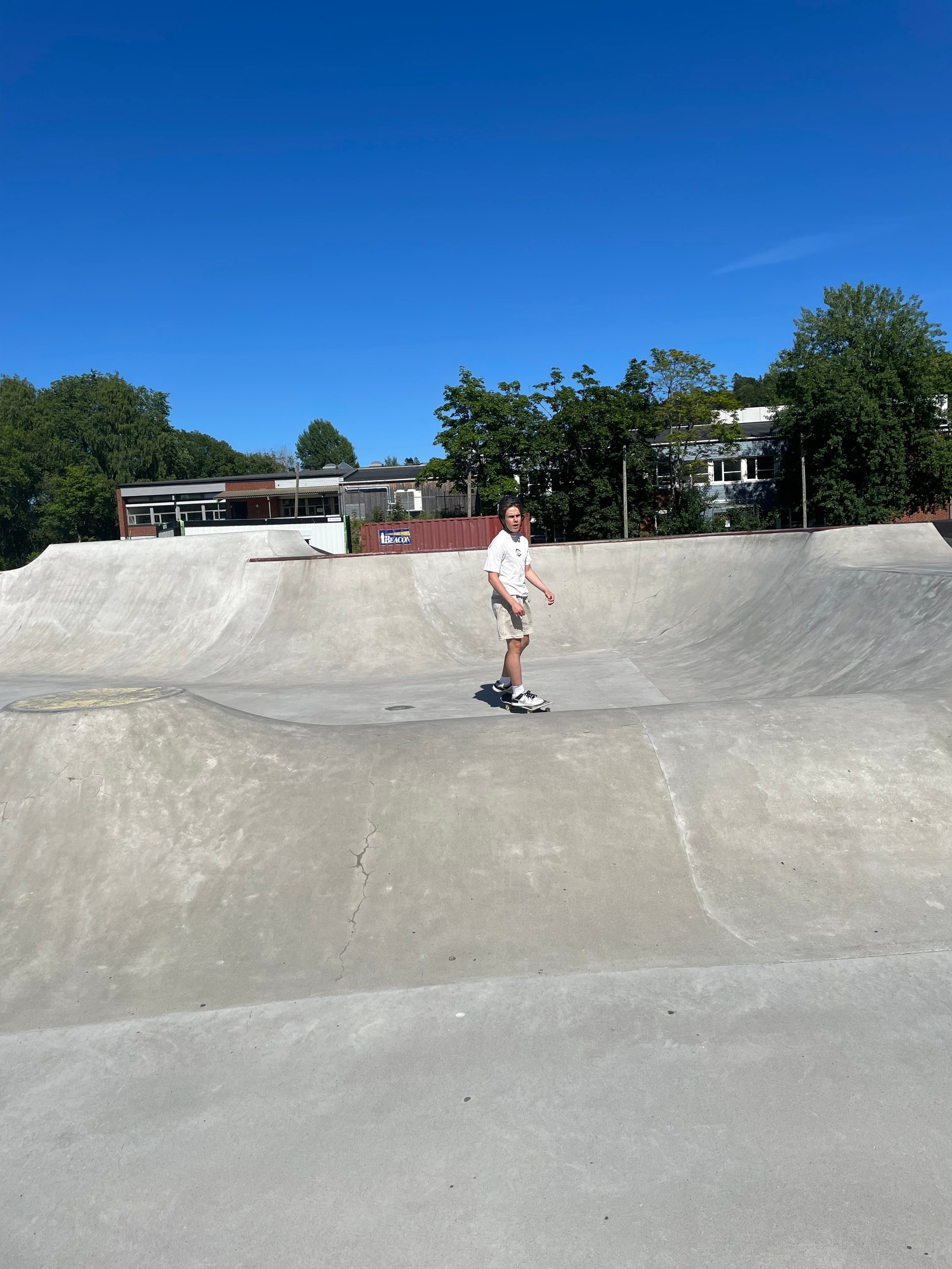Skatebanepark i nærheten Galleribilde