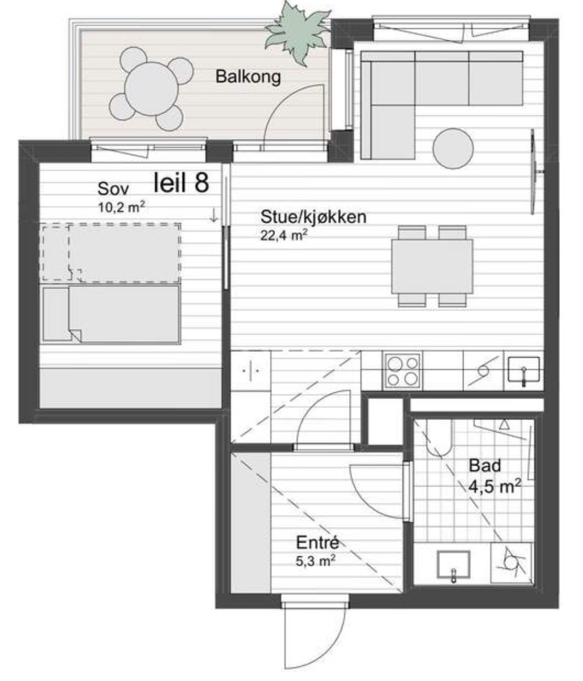 Plantegning Galleribilde