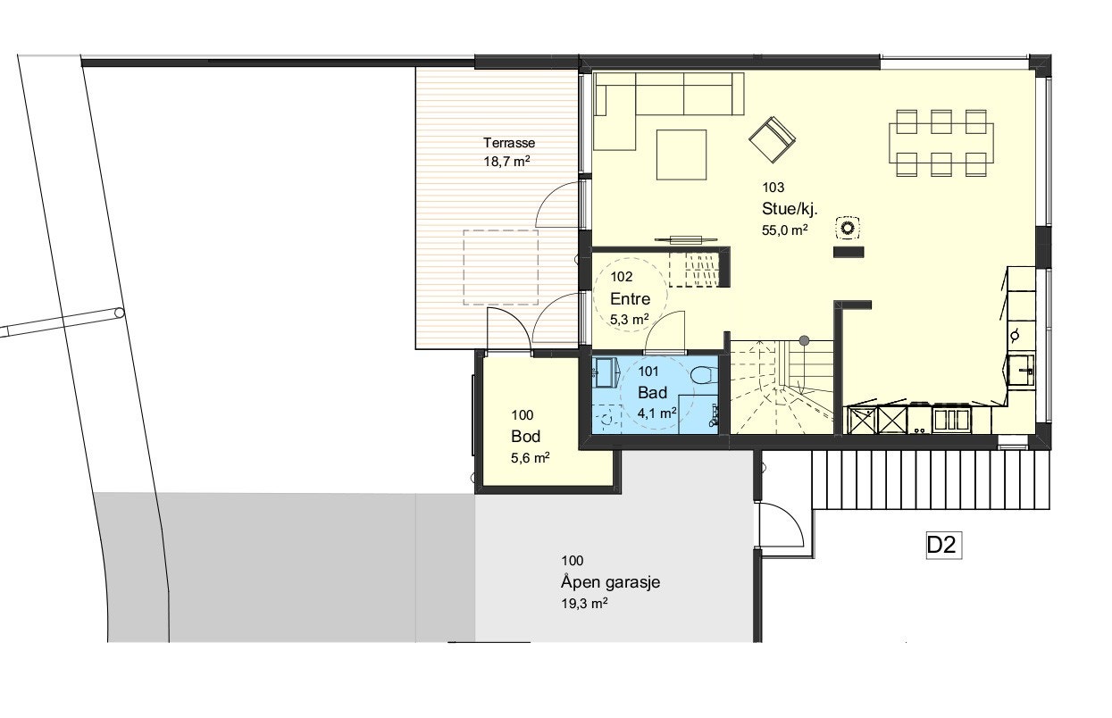 1. Etasje Galleribilde