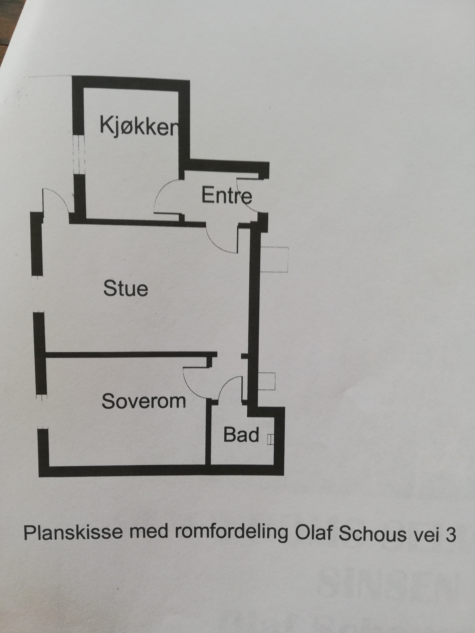 Plantegning Galleribilde