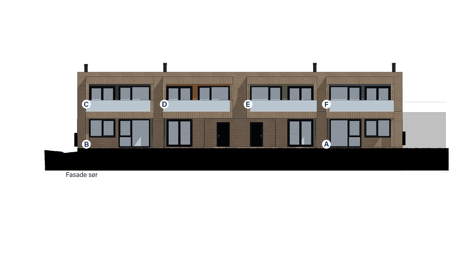 Fasade sør Galleribilde