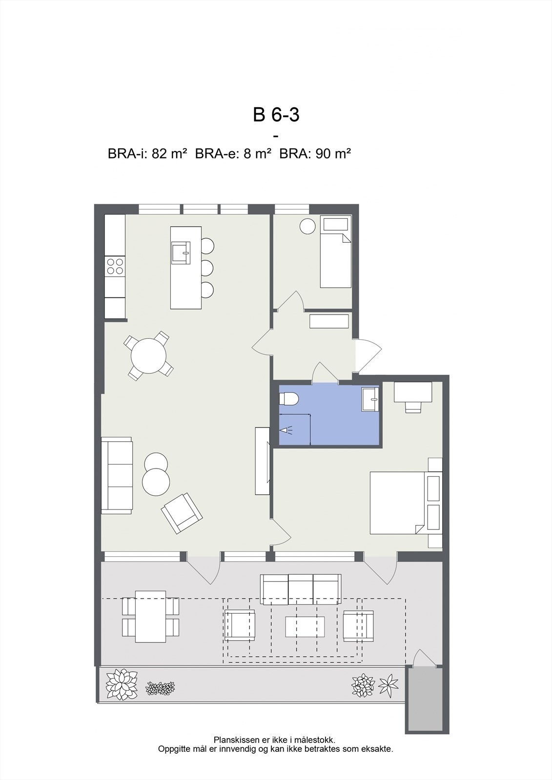 Plantegning B 6-3 Galleribilde