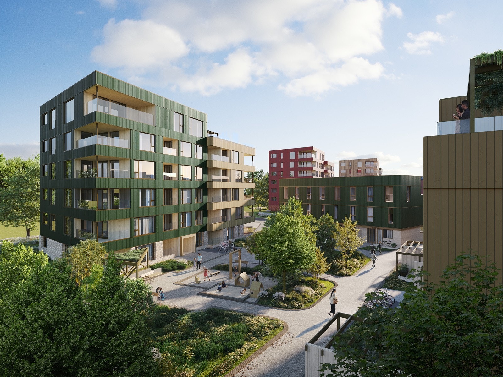 Søstrene Hinna Trinn 3 er siste byggetrinn av salgsuksessen i det som blir nye Hinna Park! Galleribilde