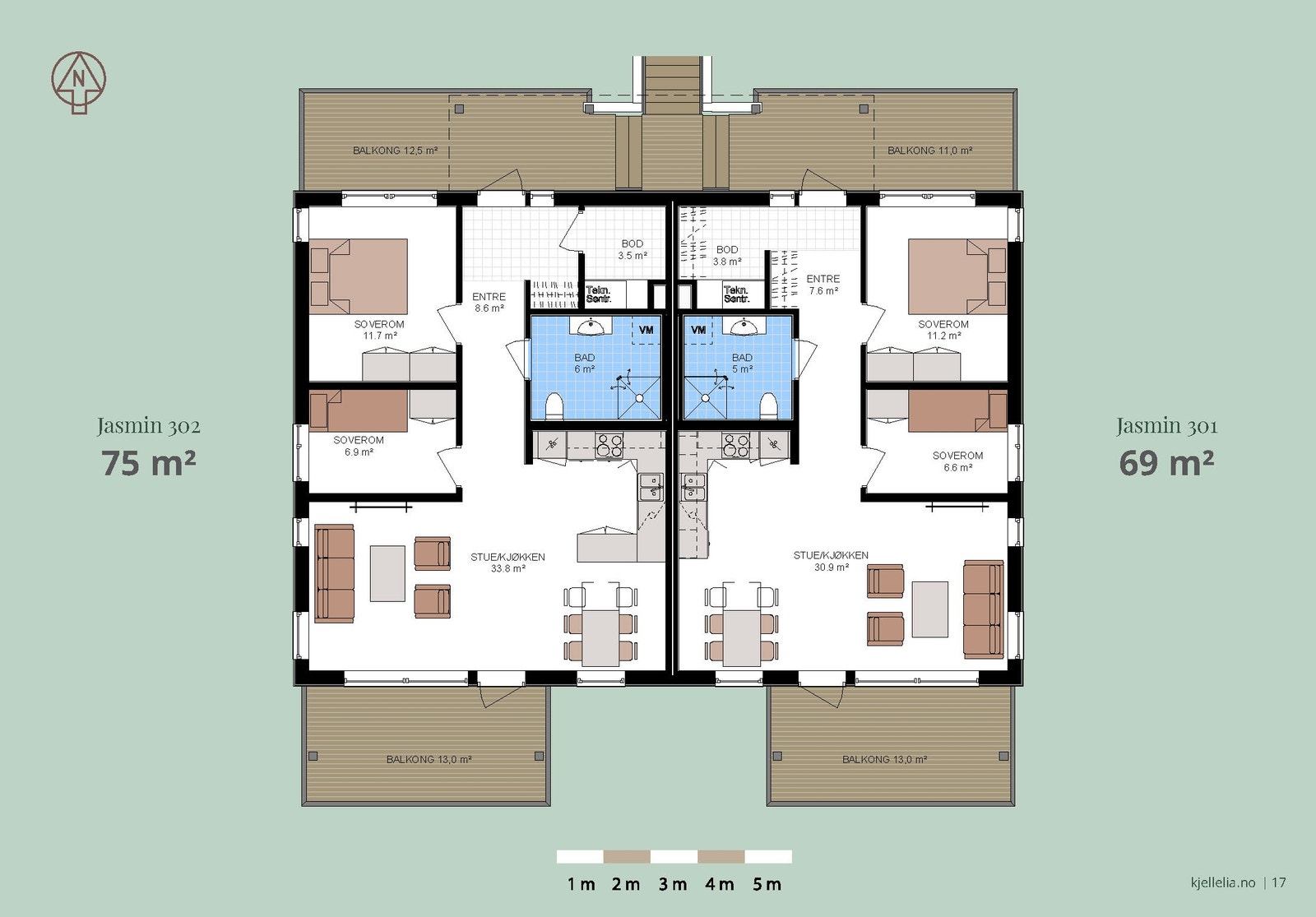 Plantegning 302 Galleribilde