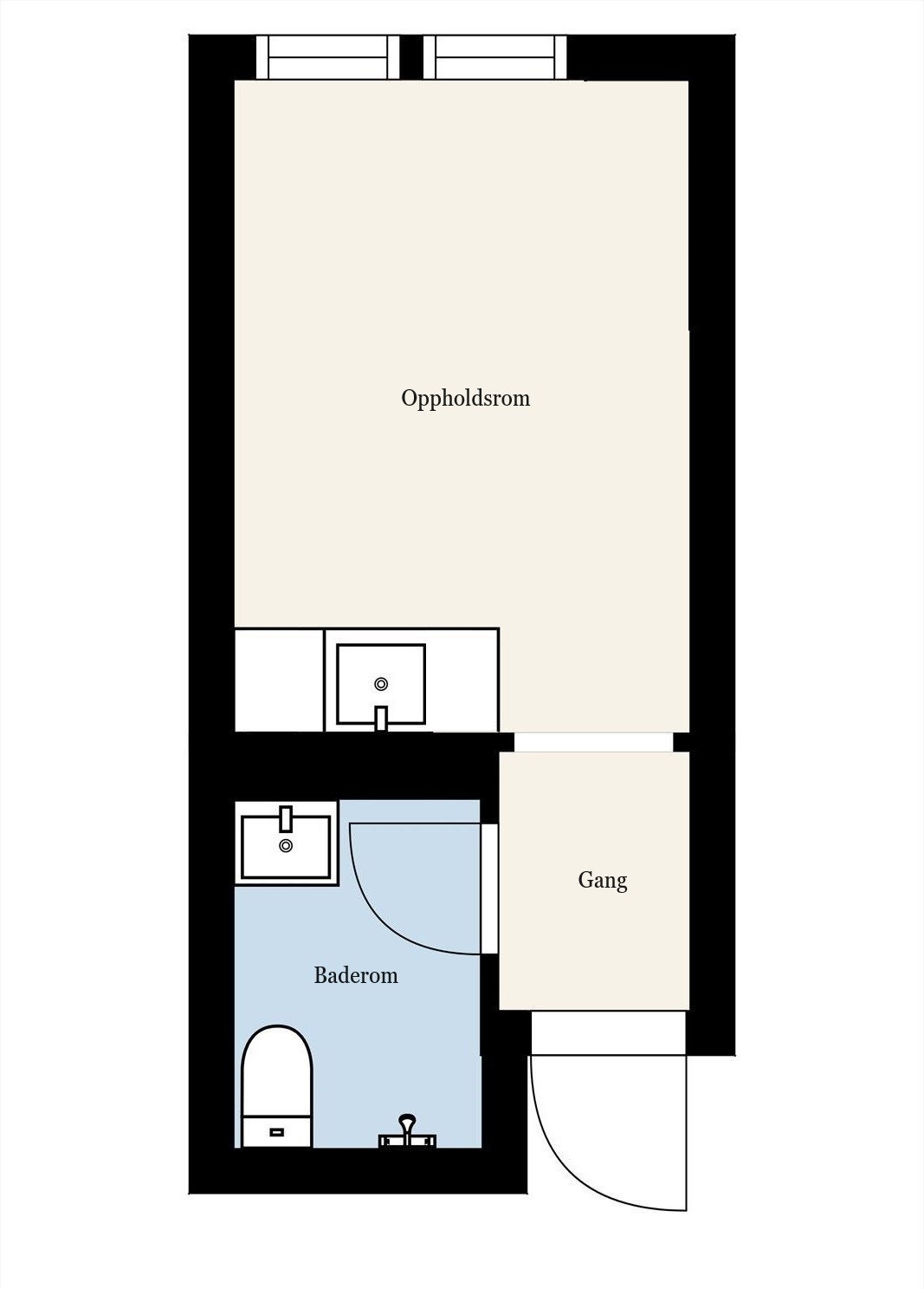 Plantegning Galleribilde