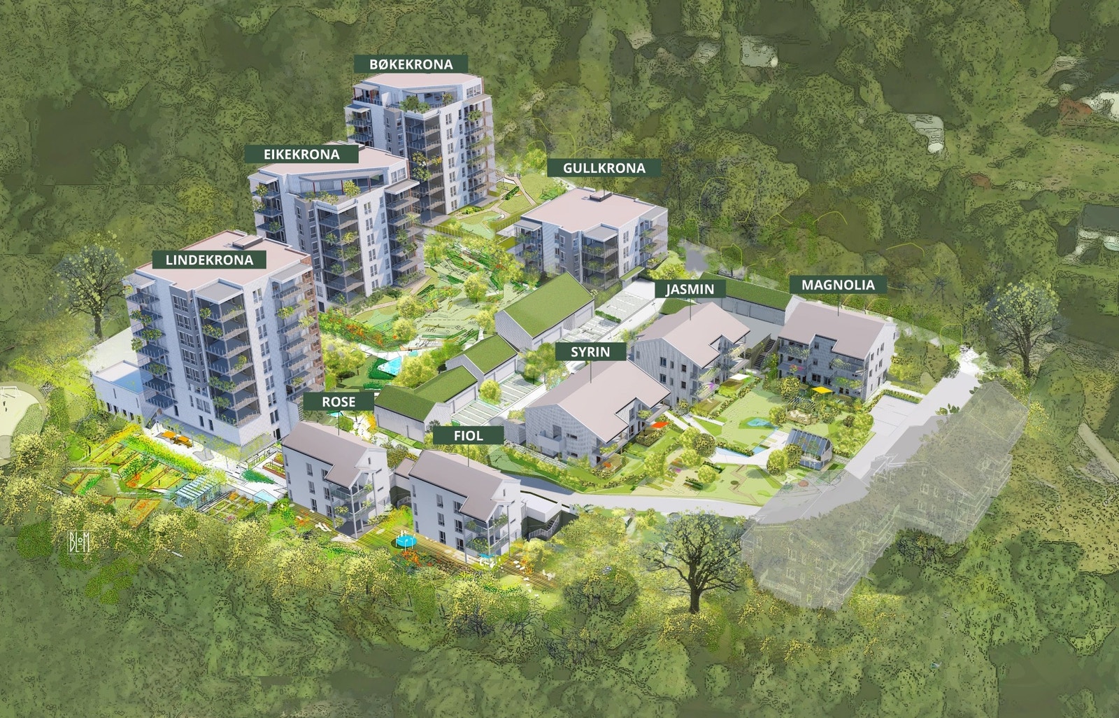 Oversiktsbilde av Kjellelia Galleribilde