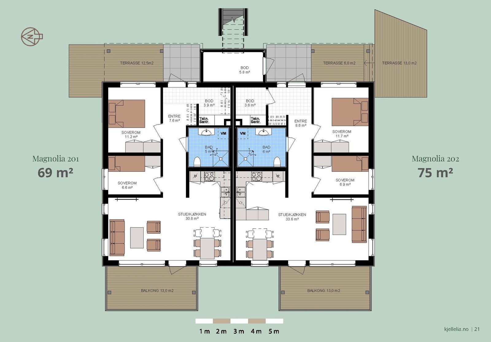 Plantegning 202 Galleribilde