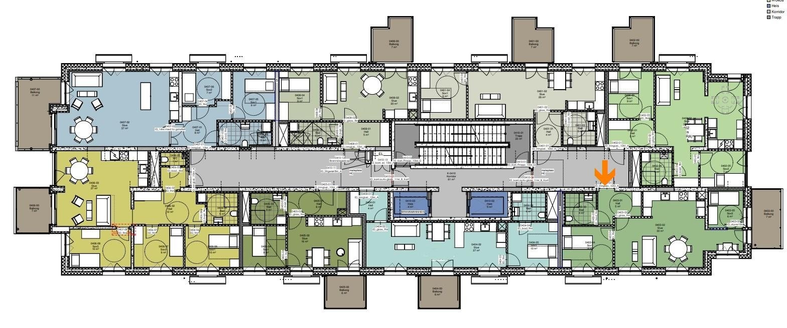 Etasjeplan 4 Galleribilde