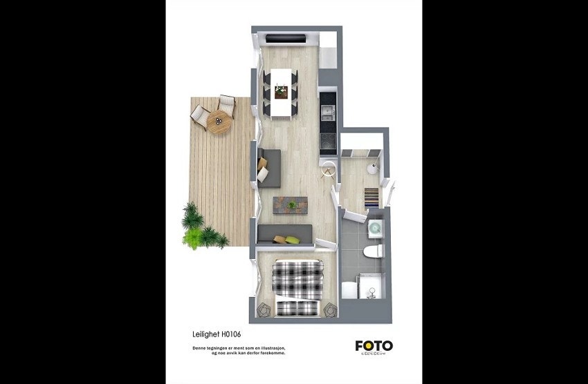 Plantegning 106 Galleribilde