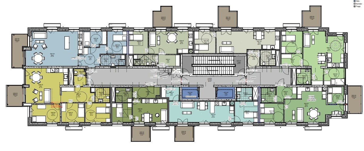 Etasjeplan 3 Galleribilde