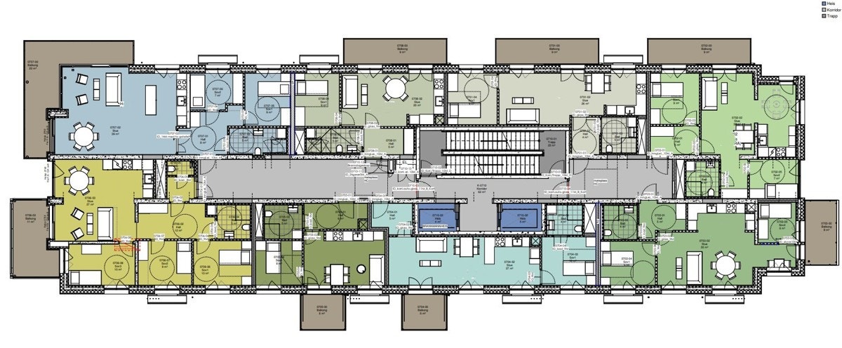 Etasjeplan 7 Galleribilde