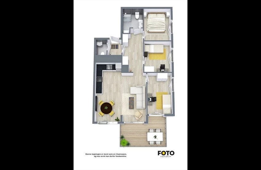 Plantegning 306 Galleribilde