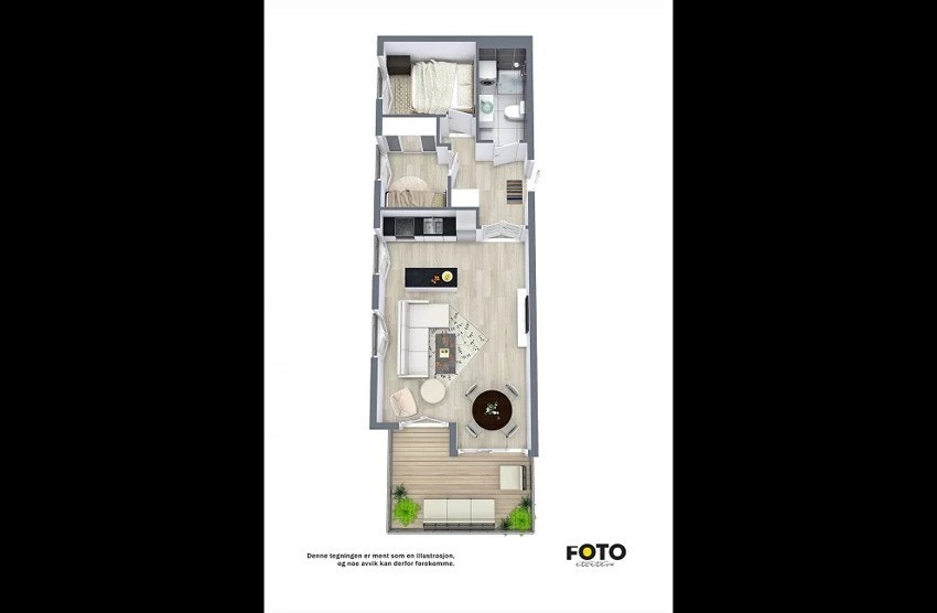 Plantegning 207 Galleribilde