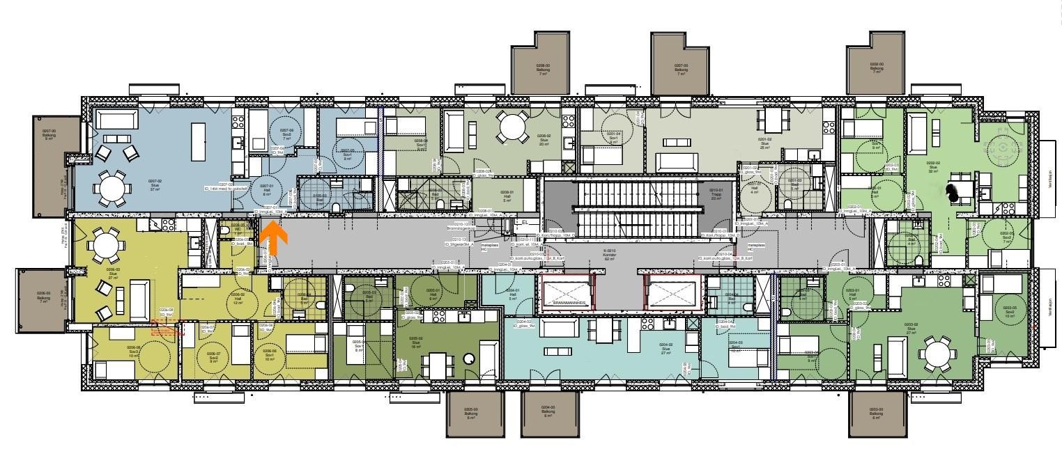 Etasjeplan 2 Galleribilde