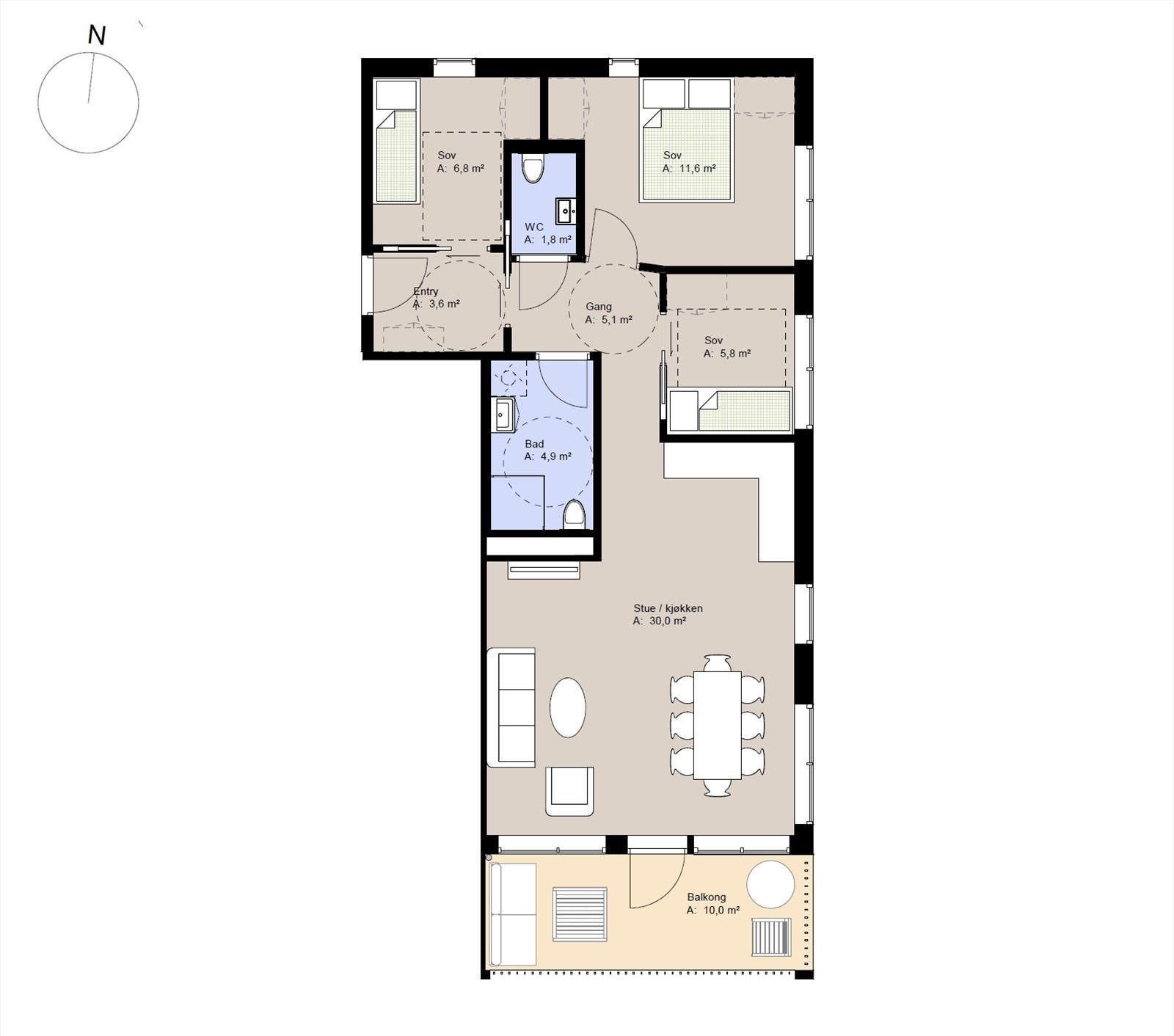 Leilighet 301 andel 11 Galleribilde