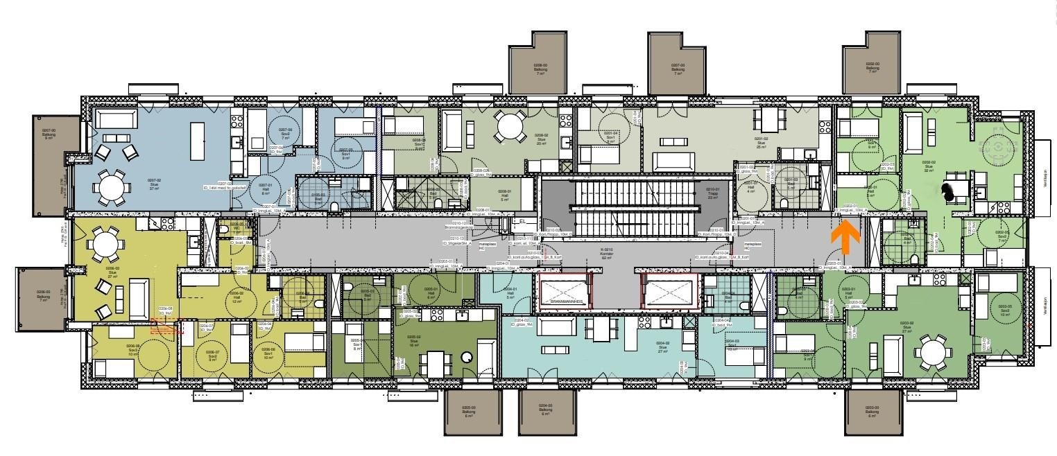 Etasjeplan 2 Galleribilde