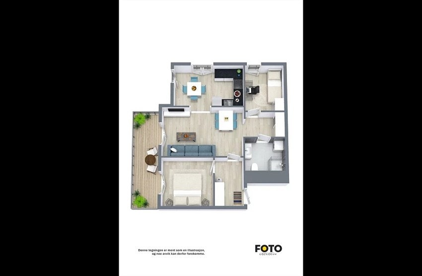 Plantegning 202 Galleribilde