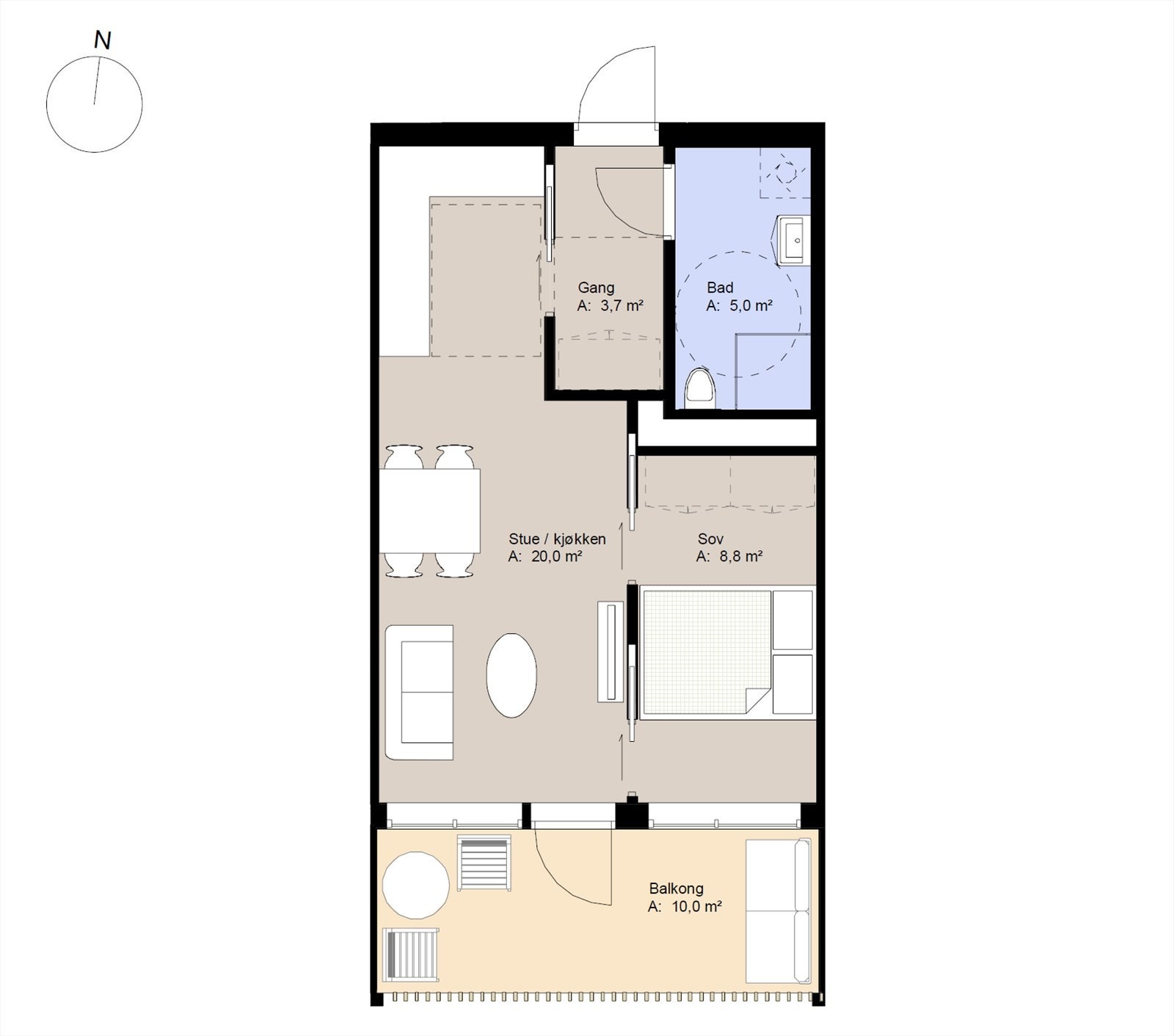 Leilighet 302 andel 12 Galleribilde