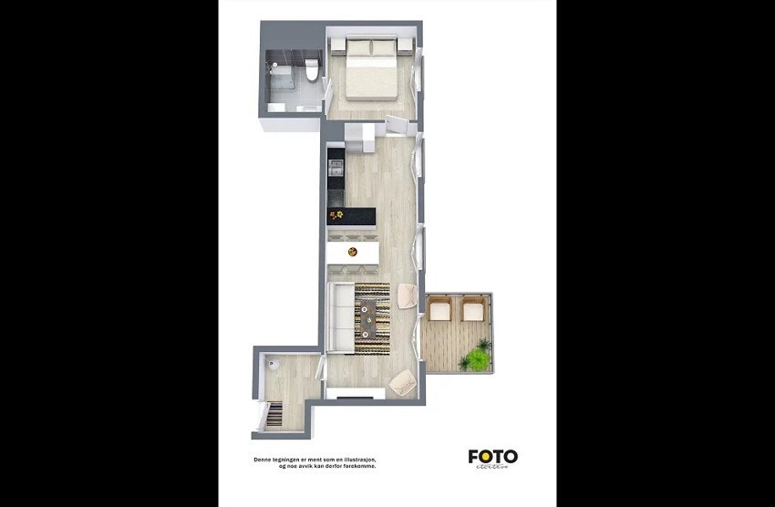 Plantegning 304 Galleribilde