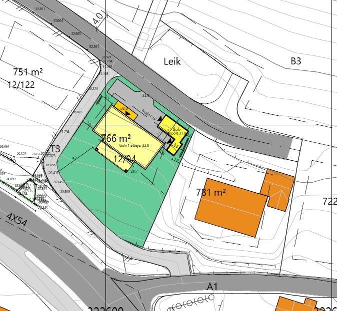 Situasjonsplan Galleribilde