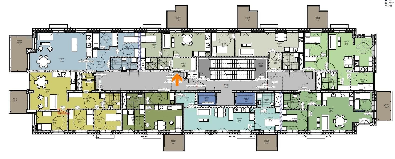 Etasjeplan 5 Galleribilde