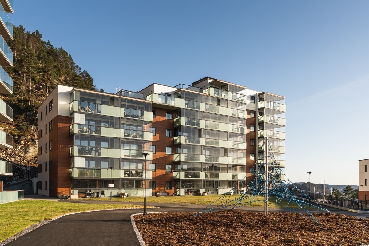 Fremside av bygget Galleribilde